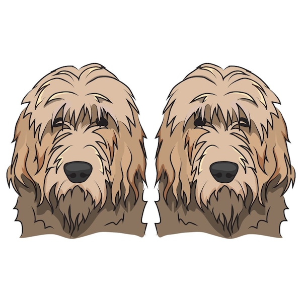 Otterhound Dog Decal, Dog Lover Decor Vinyl Sticker